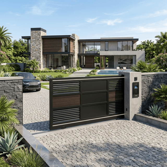 Modern Residential Sliding Gate